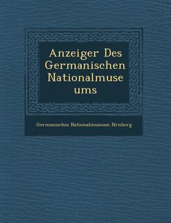 Front cover_Anzeiger Des Germanischen Nationalmuseums