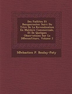 Couverture_Des Faillites Et Banqueroutes