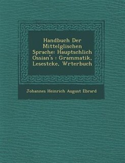 Front cover_Handbuch Der Mittelg Lischen Sprache