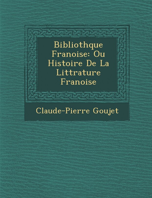 Front cover_Biblioth Que Fran Oise