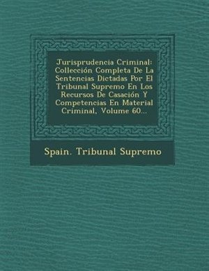 Front cover_Jurisprudencia Criminal