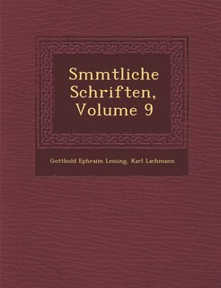 Front cover_S Mmtliche Schriften, Volume 9