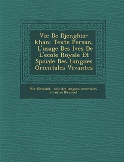 Couverture_Vie de Djenghiz-Khan