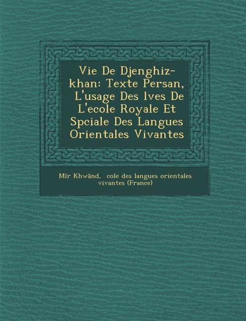 Couverture_Vie de Djenghiz-Khan