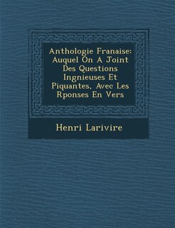 Front cover_Anthologie Fran Aise