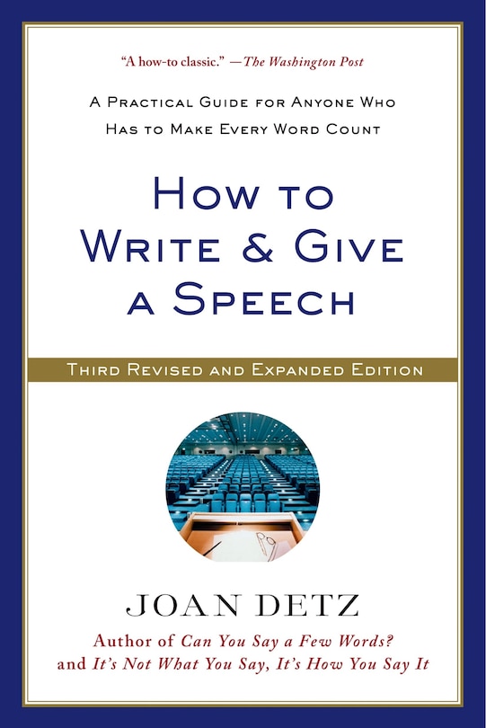 Front cover_How To Write And Give A Speech