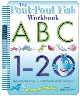 The Pout-Pout Fish: Wipe Clean Workbook ABC, 1-20: Over 50 Pages of Wipe-Clean Letters and Numbers to Practice