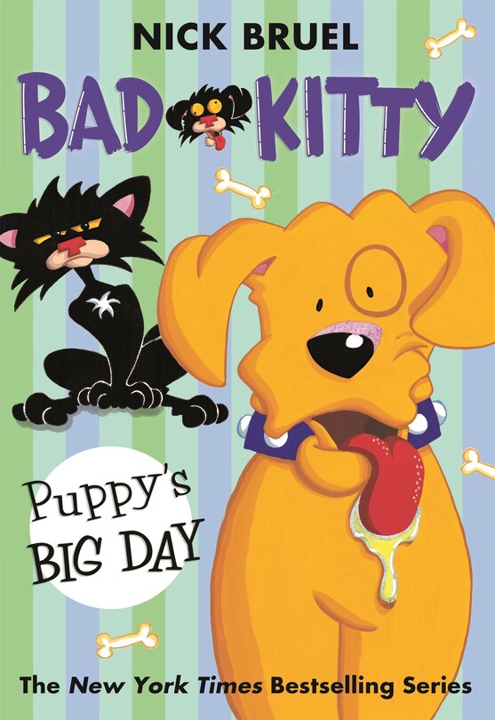 Front cover_Bad Kitty: Puppy's Big Day (paperback black-and-white edition)
