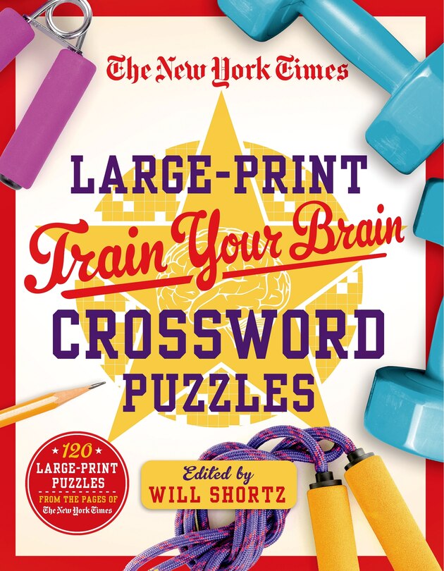 Front cover_The New York Times Large-Print Train Your Brain Crossword Puzzles