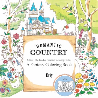 Front cover_Romantic Country: A Fantasy Coloring Book