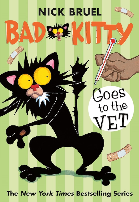 Front cover_Bad Kitty Goes to the Vet (paperback black-and-white edition)