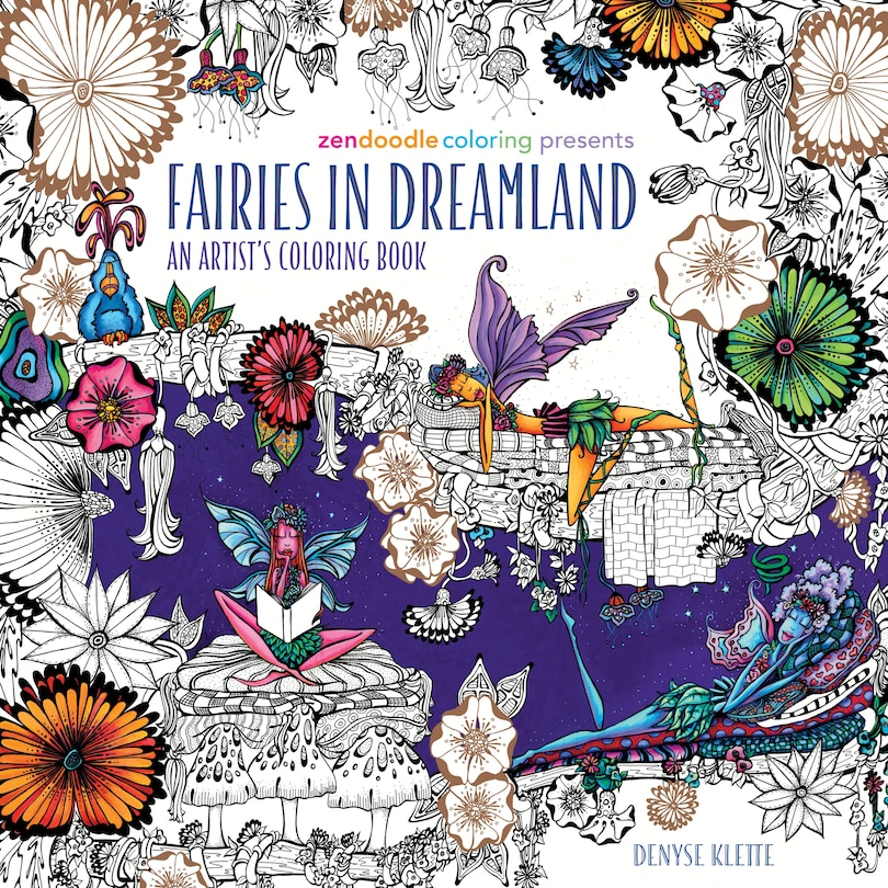 Front cover_Zendoodle Coloring Presents Fairies In Dreamland