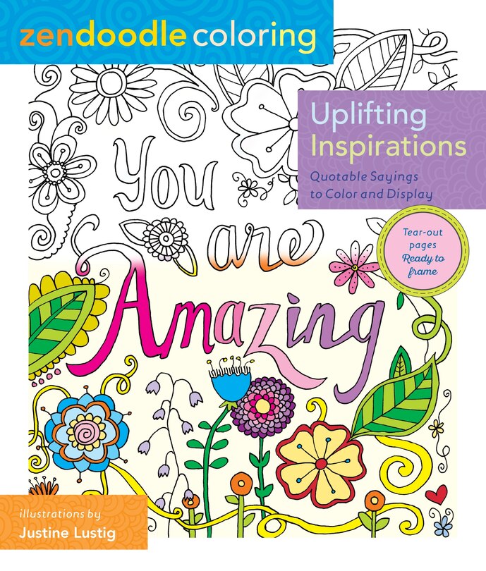 Front cover_Zendoodle Coloring: Uplifting Inspirations
