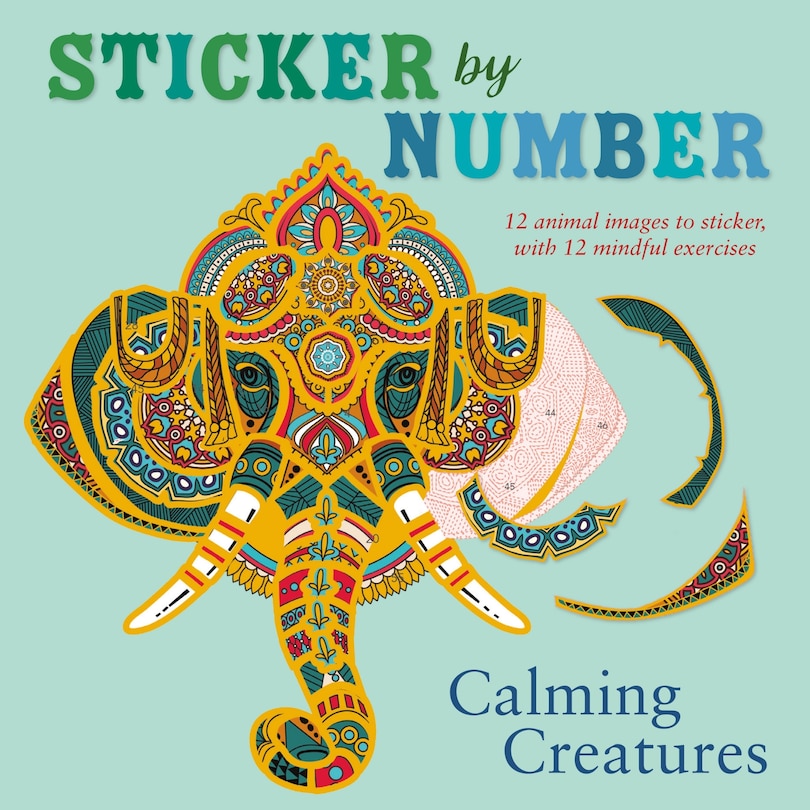 Couverture_Sticker By Number: Calming Creatures