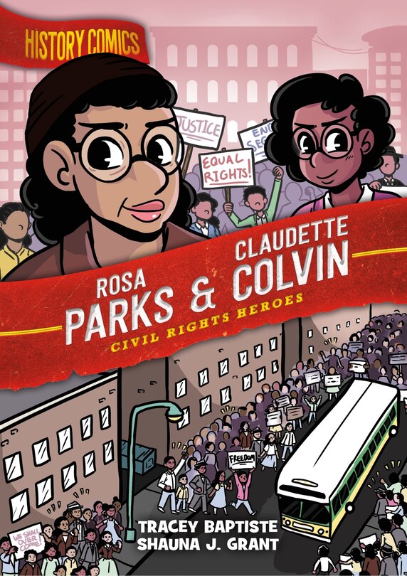 Couverture_History Comics: Rosa Parks & Claudette Colvin