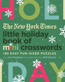Front cover_The New York Times Little Holiday Book of Mini Crosswords