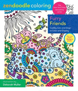 Front cover_Zendoodle Coloring: Furry Friends