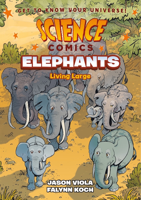 Front cover_Science Comics: Elephants