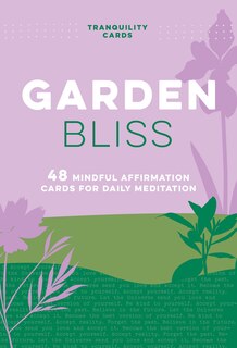 Front cover_Tranquility Cards: Garden Bliss