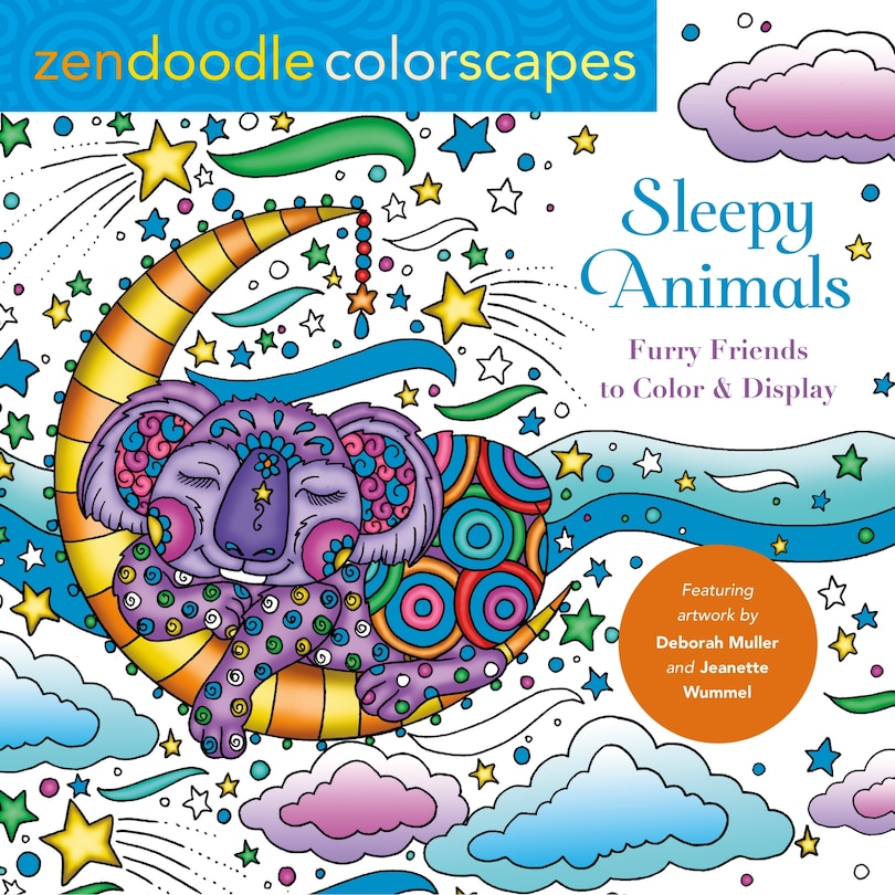 Couverture_Zendoodle Colorscapes: Sleepy Animals