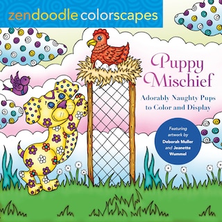 Couverture_Zendoodle Colorscapes: Puppy Mischief