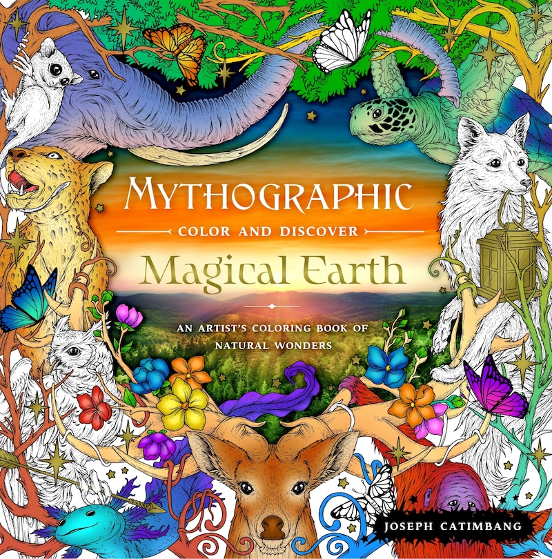 Front cover_Mythographic Color And Discover: Magical Earth