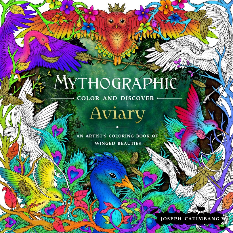 Front cover_Mythographic Color and Discover: Aviary