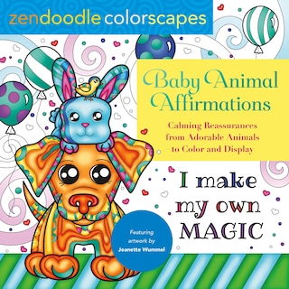 Couverture_Zendoodle Colorscapes: Baby Animal Affirmations