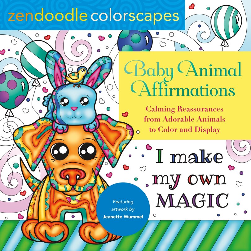 Couverture_Zendoodle Colorscapes: Baby Animal Affirmations