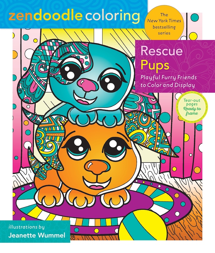 Couverture_Zendoodle Coloring: Rescue Pups