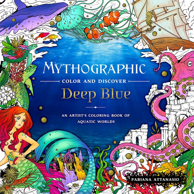 Couverture_Mythographic Color and Discover: Deep Blue
