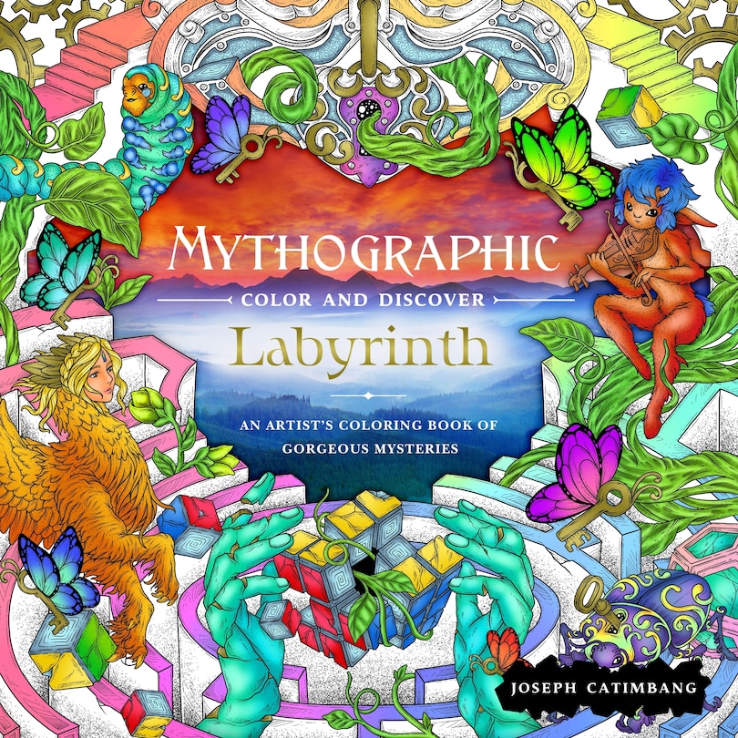 Front cover_Mythographic Color and Discover: Labyrinth