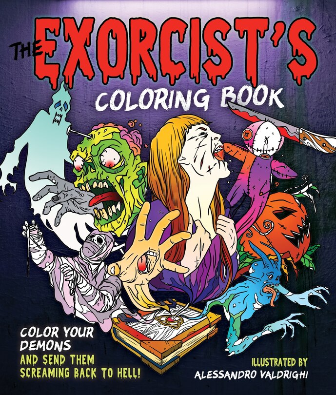 Front cover_The Exorcist's Coloring Book