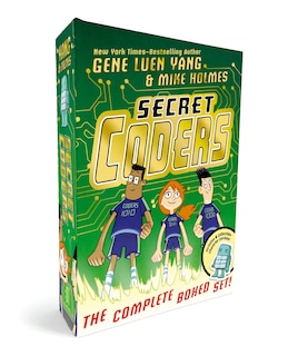 Front cover_Secret Coders: The Complete Boxed Set
