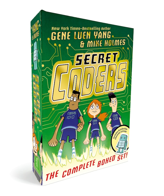 Front cover_Secret Coders: The Complete Boxed Set