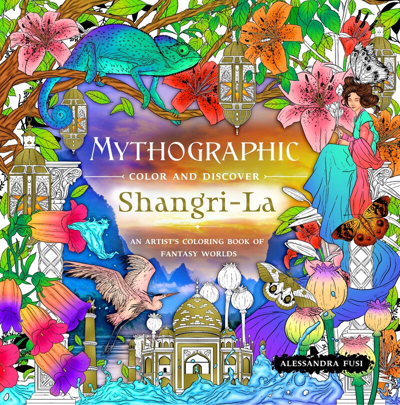 Front cover_Mythographic Color and Discover: Shangri-La