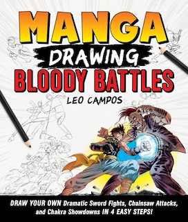 Front cover_Manga Drawing: Bloody Battles