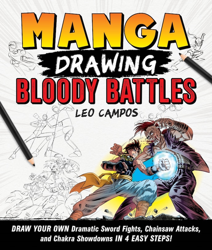 Front cover_Manga Drawing: Bloody Battles