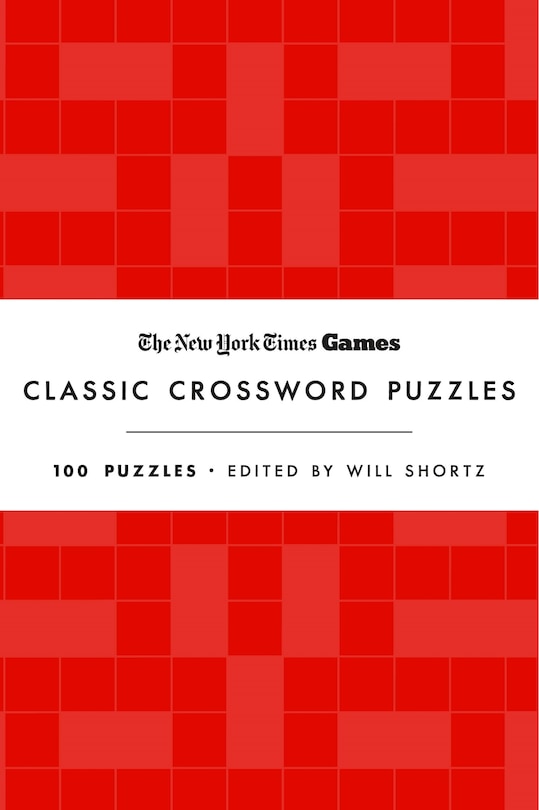 Front cover_New York Times Games Classic Crossword Puzzles (Red and White)