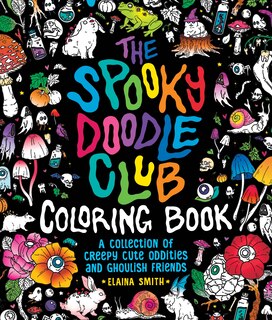 Front cover_The Spooky Doodle Club Coloring Book