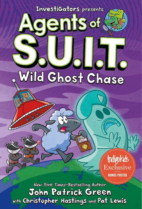Couverture_InvestiGators: Agents of S.U.I.T.: Wild Ghost Chase - Indigo Edition