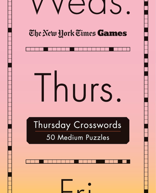 Front cover_New York Times Games Thursday Crosswords