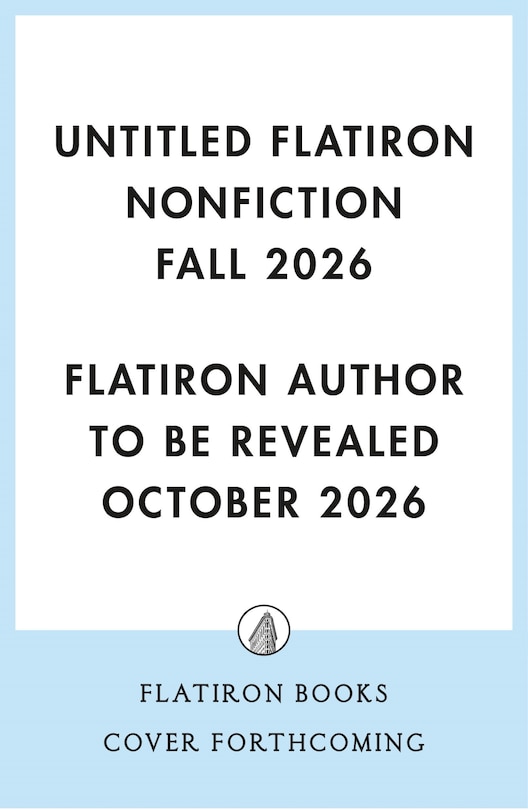 Front cover_Untitled Flatiron Nonfiction Fall 2026