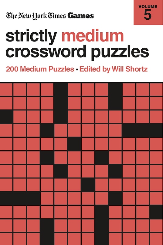 Couverture_New York Times Games Strictly Medium Crossword Puzzles Volume 5