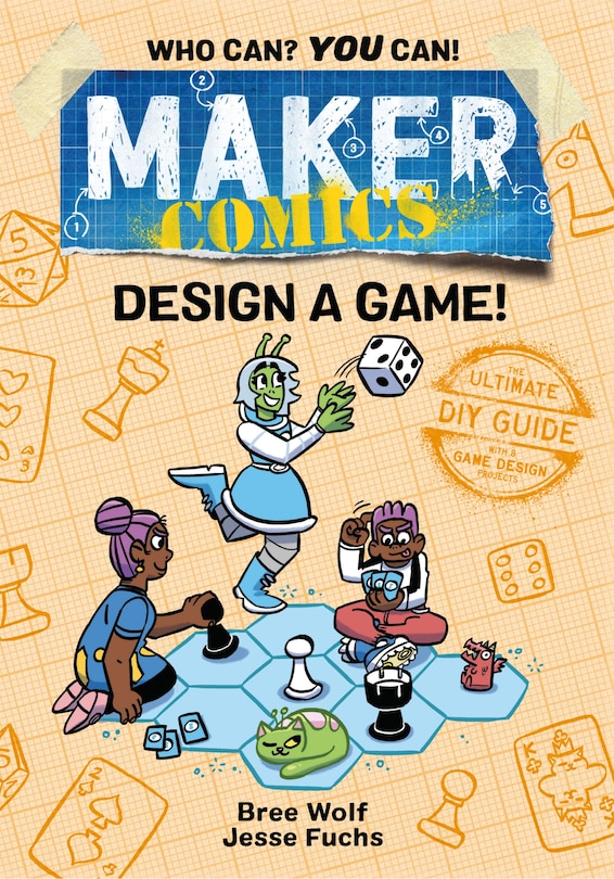 Front cover_Maker Comics: Design A Game!