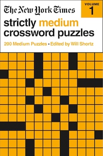 Front cover_The New York Times Strictly Medium Crossword Puzzles Volume 1