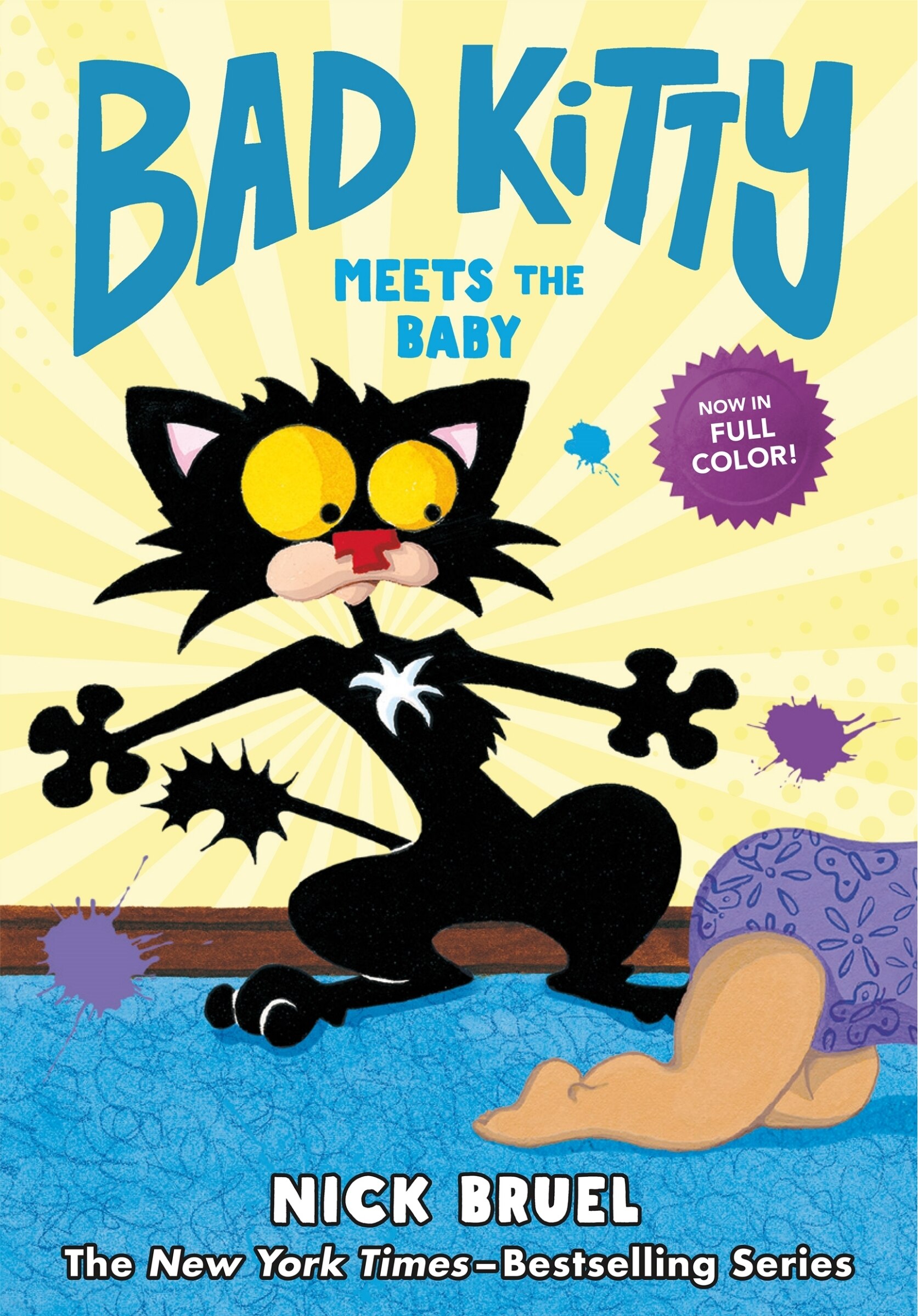 Bad Kitty Meets The Baby (full-color Edition) Book By Nick Bruel