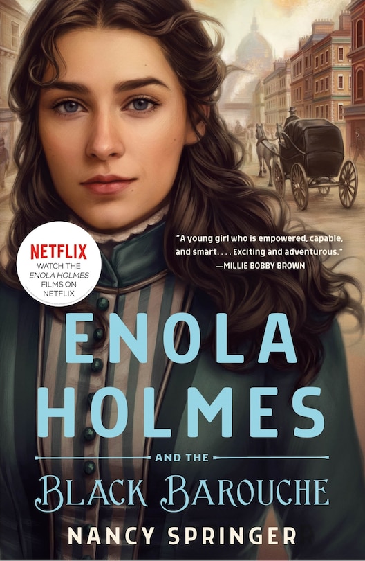 Front cover_Enola Holmes and the Black Barouche