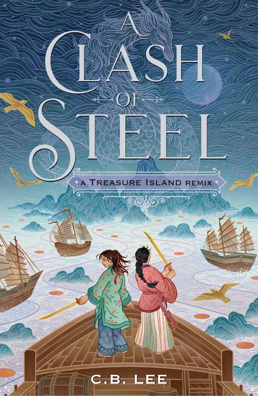 Front cover_A Clash of Steel: A Treasure Island Remix