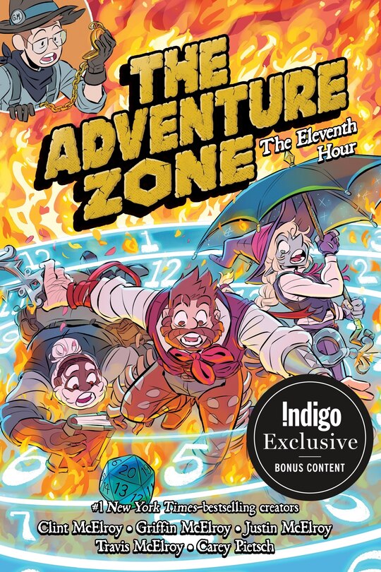 Couverture_ADVENTURE ZONE: THE ELEVENTH HOUR (INDIGO EXCLUSIVE EDITION)